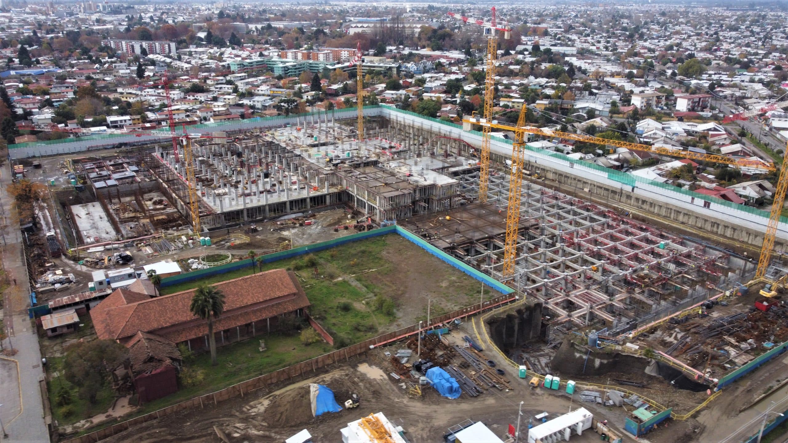 Proyecto de infraestructura protegido con impermeabilizante Penetron: Hospital Regional de Chillán