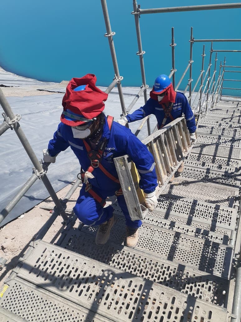 Proyecto de infraestructura protegido con impermeabilizante Penetron: Tranque de Relaves Spence (BHP)